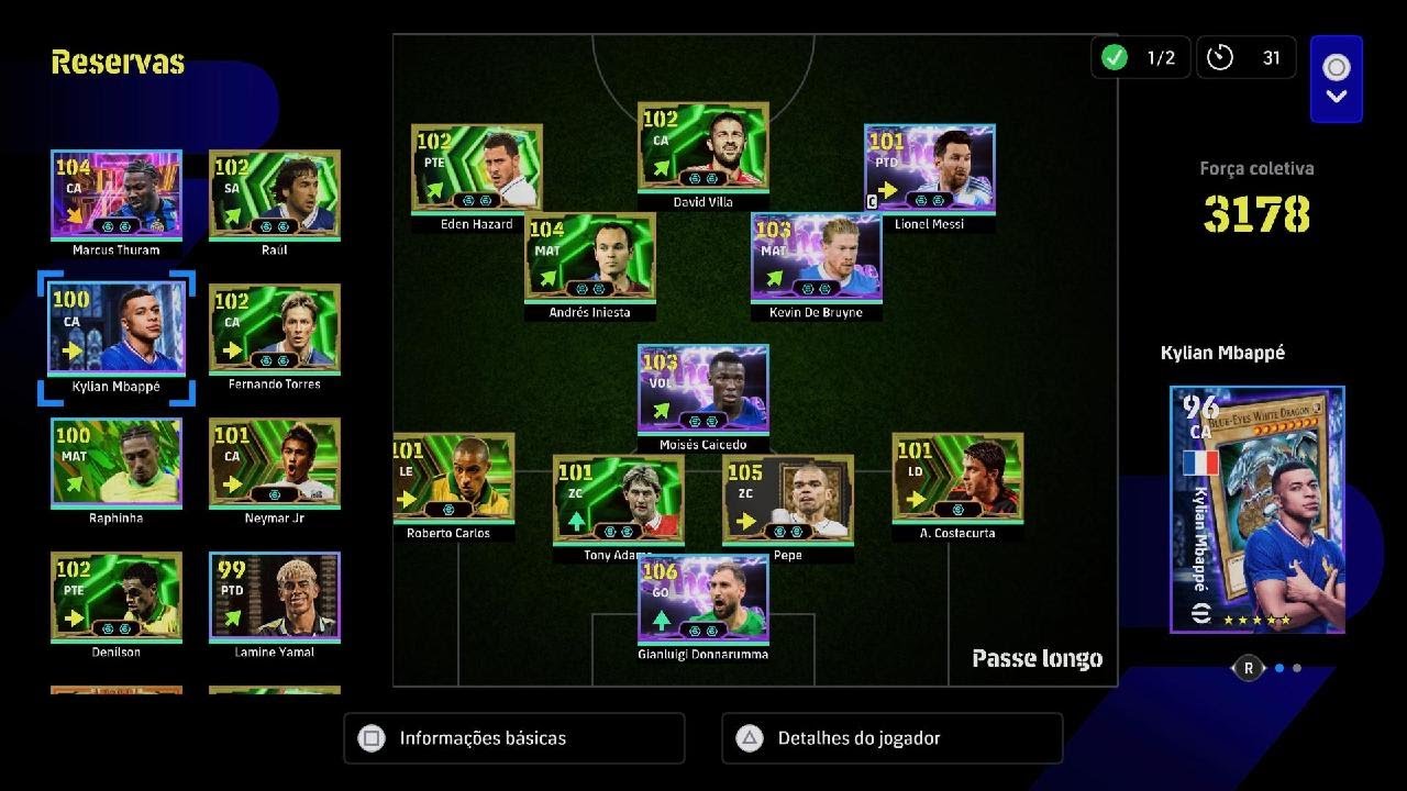 eFootball_2025Futebol mecânico Online rankeada