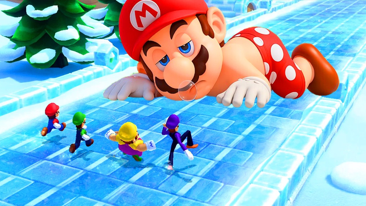 Mario Party Series -  All Funny Speed Racing Minigames