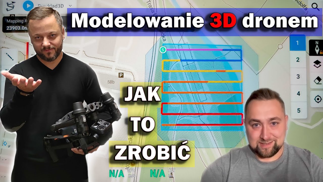 ORTOFOTOMAPY DRONEM - modele 3D w WebODM i Pix4D I naloty z powietrza I ustawienia parametr&oacute;w lotu