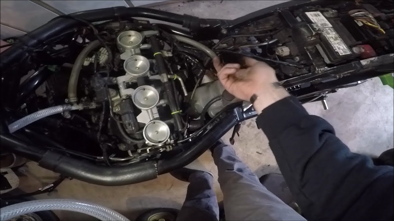 Clean Kleen Air Mod 2003 Kawasaki ZX636R (Stunt Bike Build)