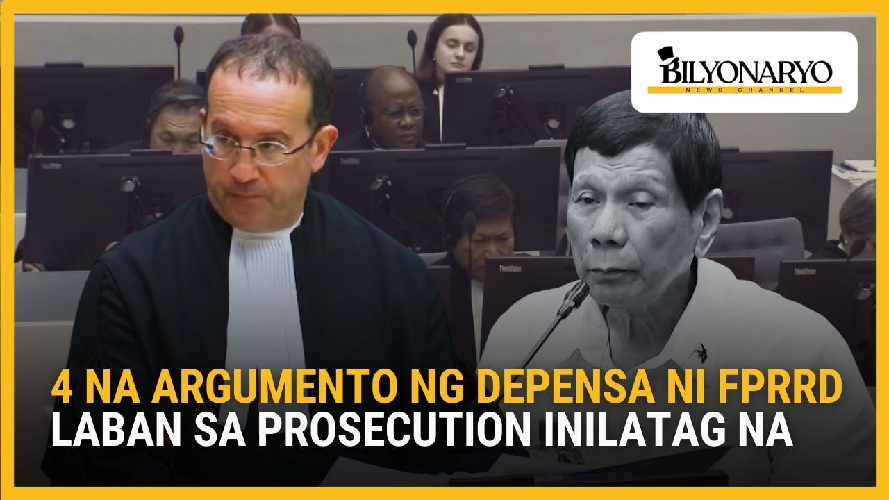4 na argumento ng depensa ni FPRRD laban sa prosecution inilatag na | Agenda