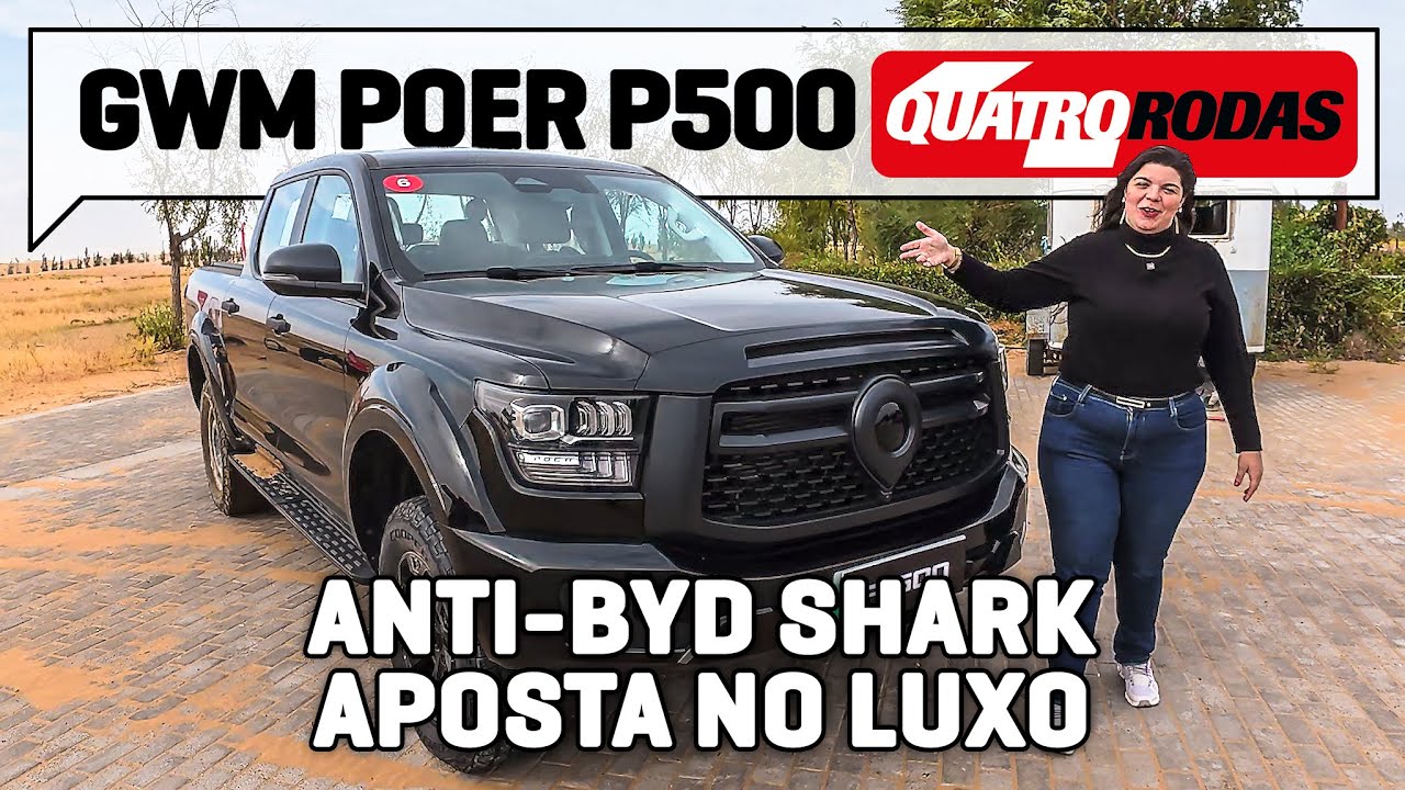 GWM Poer P500 é picape HÍBRIDA PLUG-IN LUXUOSA que pode chegar em 2026