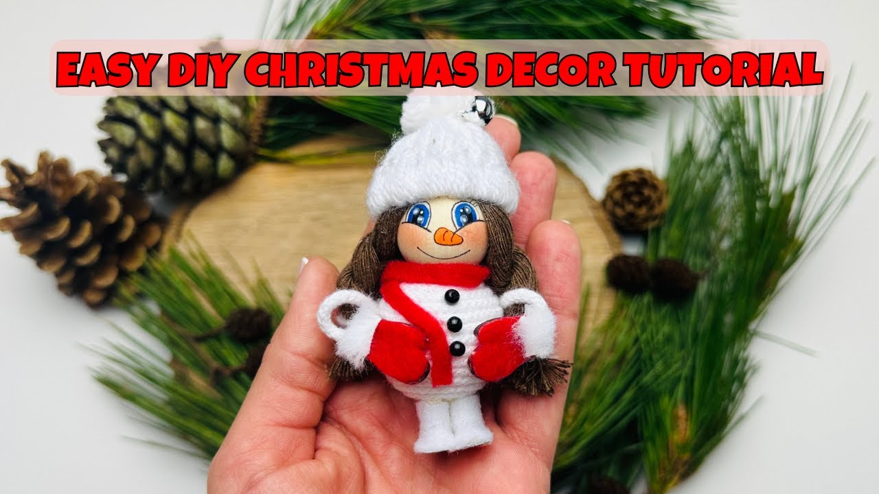 Easy DIY Holiday Snowman Anyone Can Make!