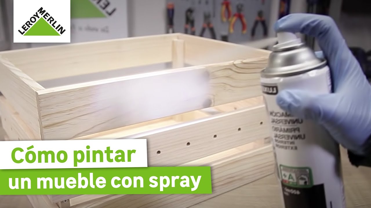 Cómo pintar un mueble de madera con spray | LEROY MERLIN