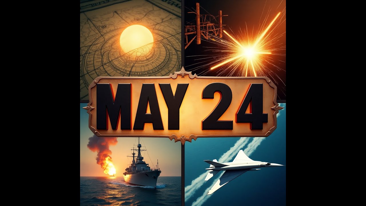 May 24th: 9 MIND-BLOWING Events That Shaped Our World! (Today's History)