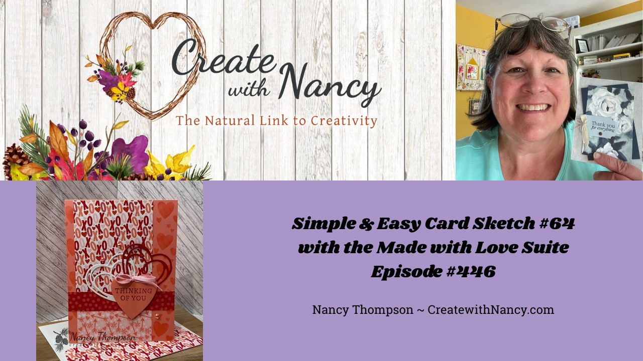 Simple & Easy Card Sketch | Made with Love DSP - Episode 446