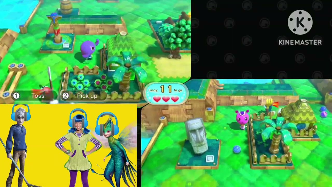 Jack Frost Bean and Toothiana play Nintendo Land: Animal Crossing Sweet Day