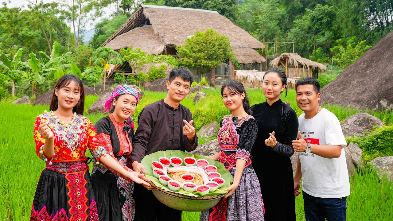 Bếp Trên Bản | Thăm nhà cô gái Tày xinh nhất bản uống ngàn ly không say nhờ trà giải rượu