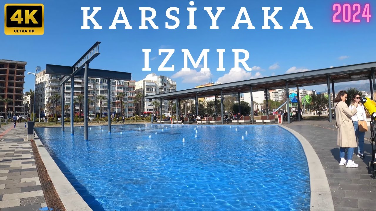Izmir Karşıyaka 2024 Walking Tour | 4k UHD 60fps