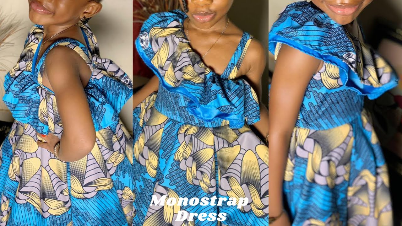 How to draft and sew monostrap baby frock dress
