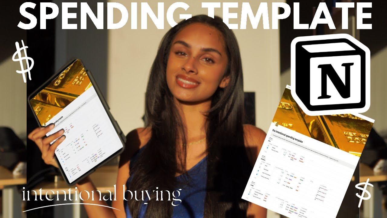 Spending with Purpose and Intention | Notion Shopping List Template