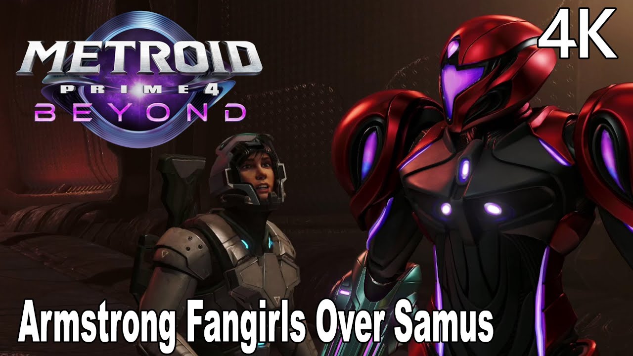 Armstrong Fangirls Over Samus Metroid Prime 4: Beyond Cutscene 4K