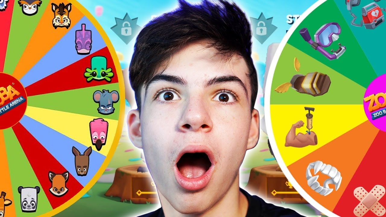 THE RANDOM WHEEL of ITEMS and CHARACTERS - Zooba