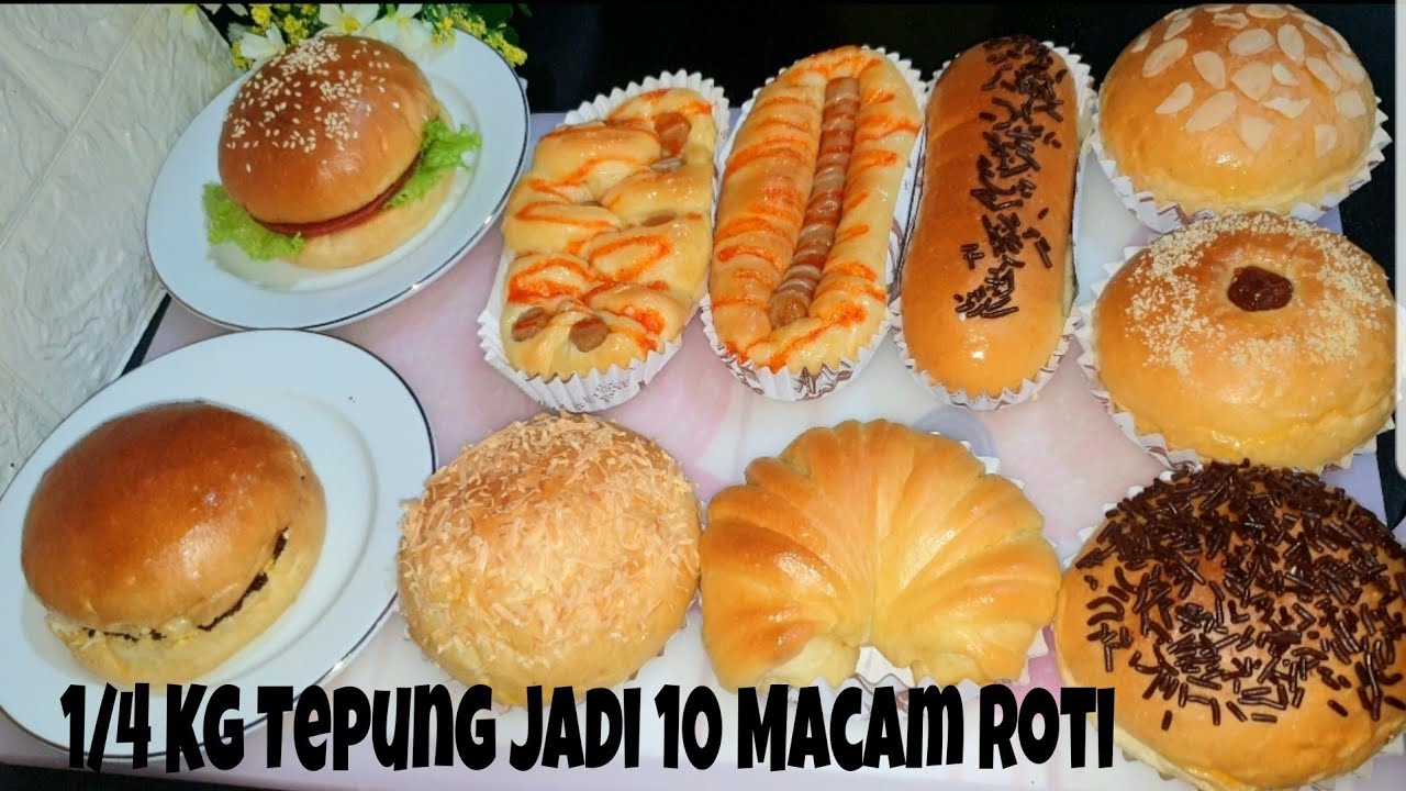 1 ADONAN JADI 10 MACAM ROTI SUPER LEMBUT