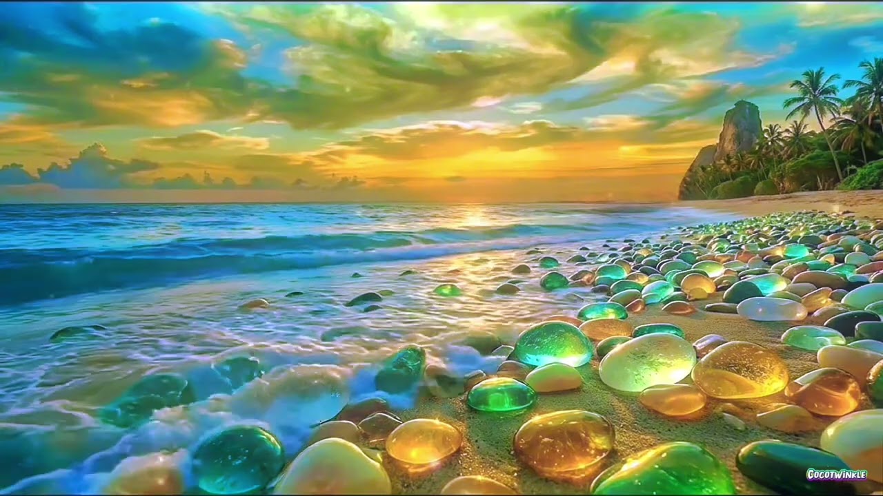 Peaceful Beach Lounge music | Soothing Beach Relax Music - Calm & Cozy Beach Night 