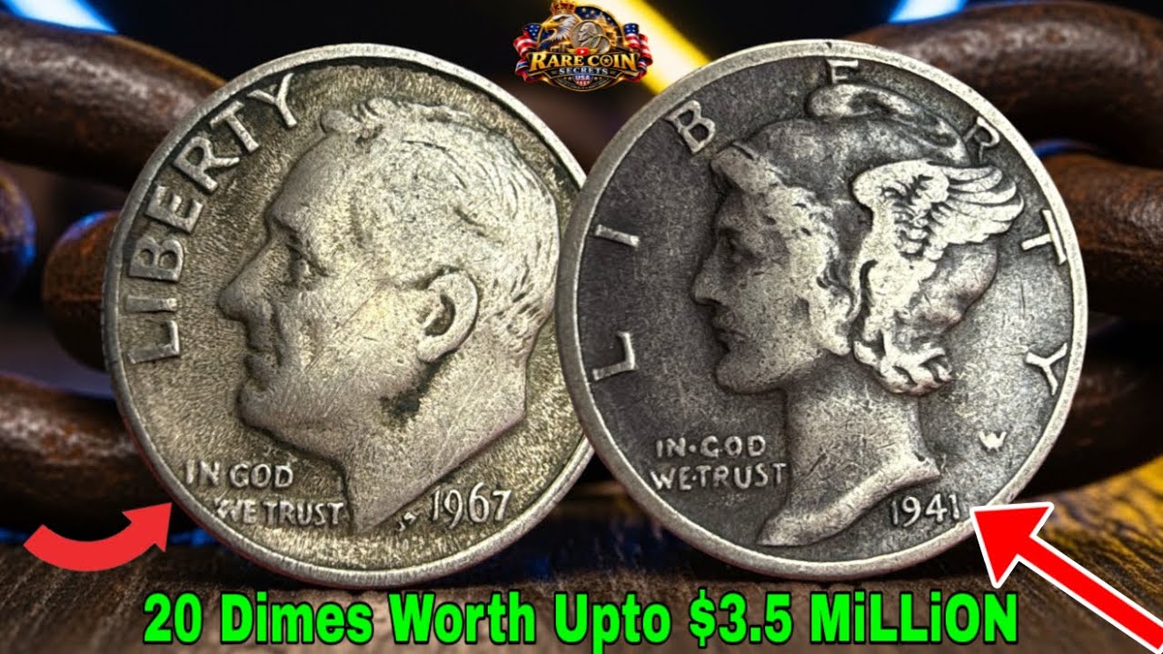 Top 20 Most Valuable Dimes Worth BIG Money! Check Your Dimes Before Spending Them