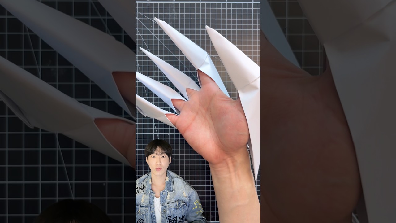 dragon claws paper tutorial
