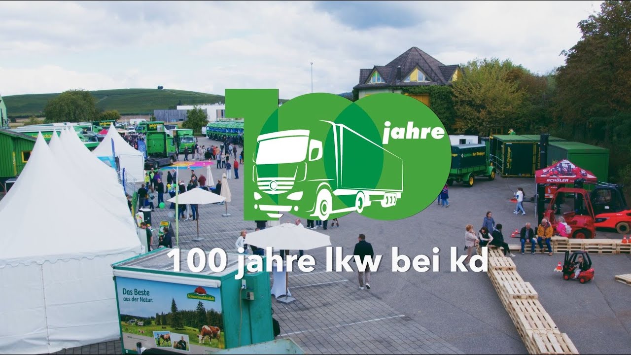 karldischinger logistikdienstleister feiert 100 jahre lkw