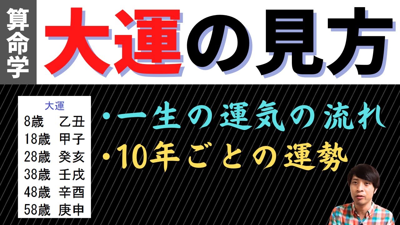 【算命学占い】大運の見方！10年ごとに移り変わる運勢を読み解く