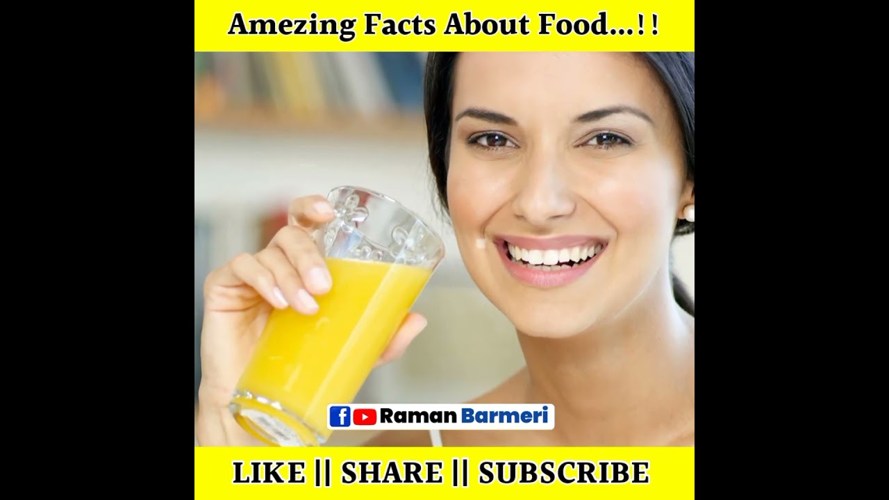Amezing Facts About Food...!! 🥝🥑 