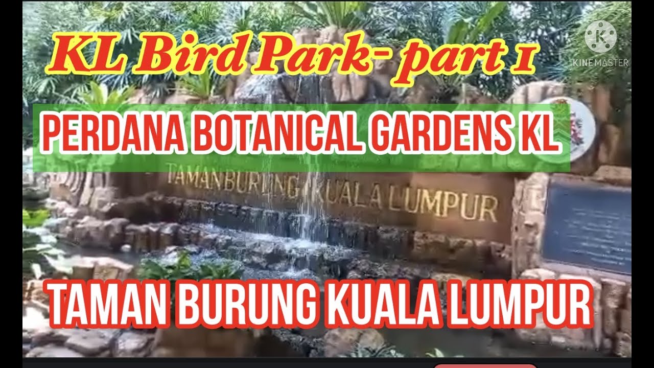 KL Bird Park-Part 1//PErdana Botanical Gardens Kaula Lumpur
