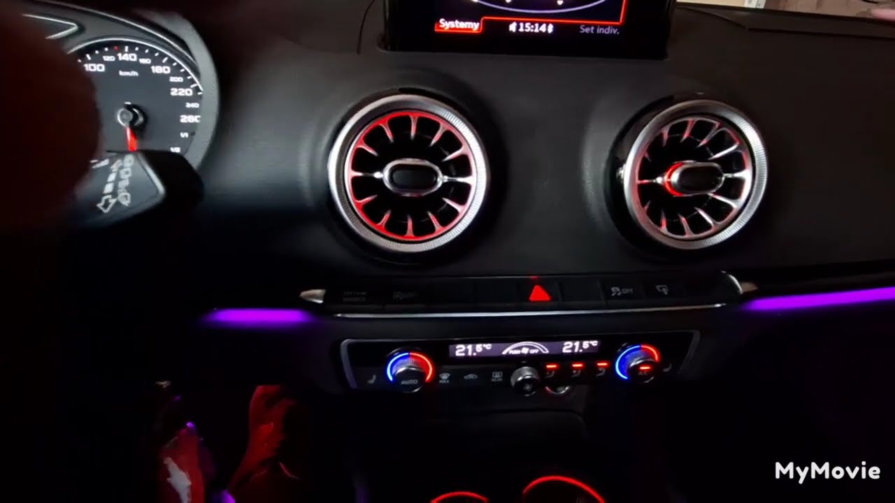 Oświetlenie Ambiente Audi A3 8V montaż 732 606 000