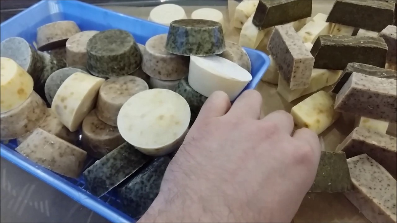 Натуральное мыло из свиного жира / Natural soap from pork fat