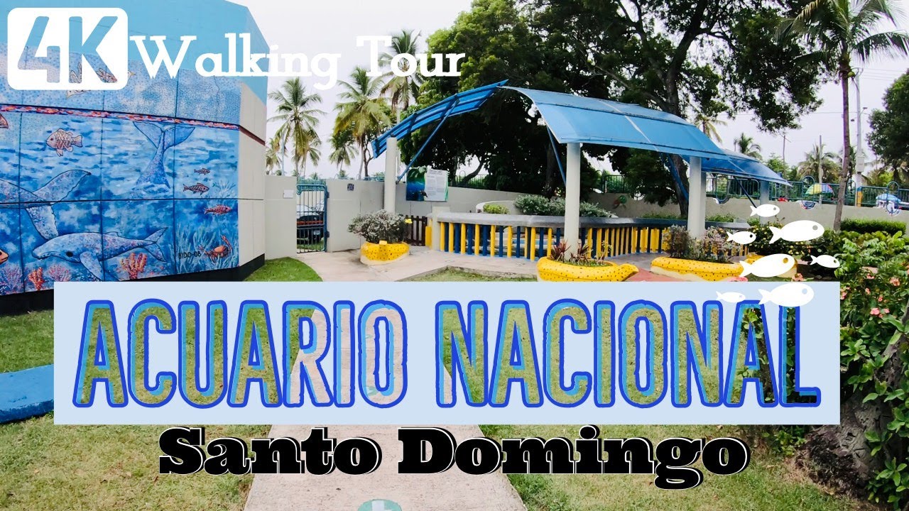 [4K60] Walking Tour Acuario Nacional  Santo Domingo | Dominican Republic