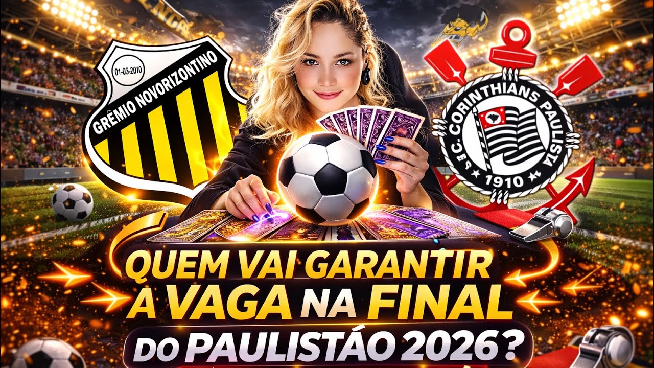 VIDENTE IMPACTA AO REVELAR O FINALISTA DO PAULISTÃO 2026 - NOVOHORIZONTINO X CORINTHIANS 