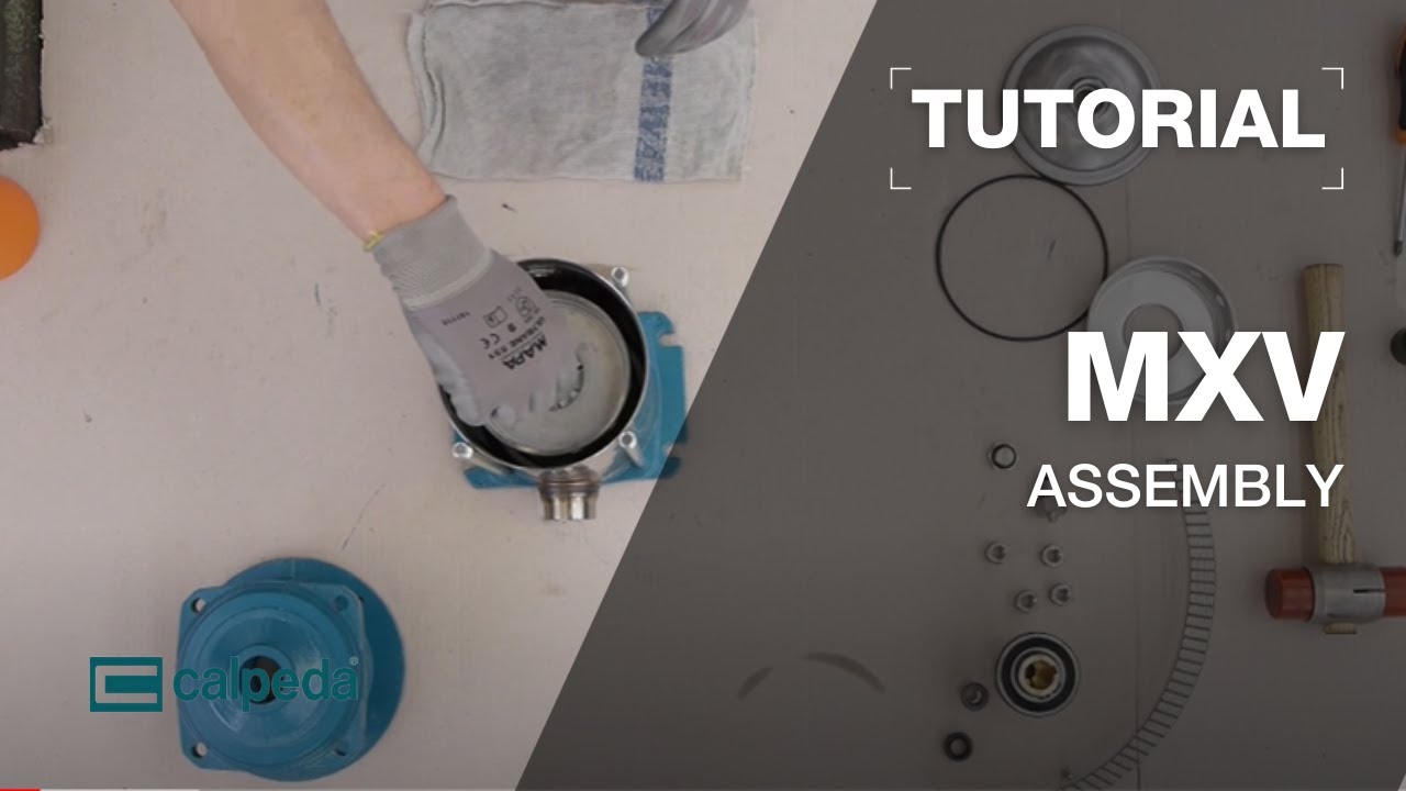 How to assemble MXV multi-stage pumps in 19 steps