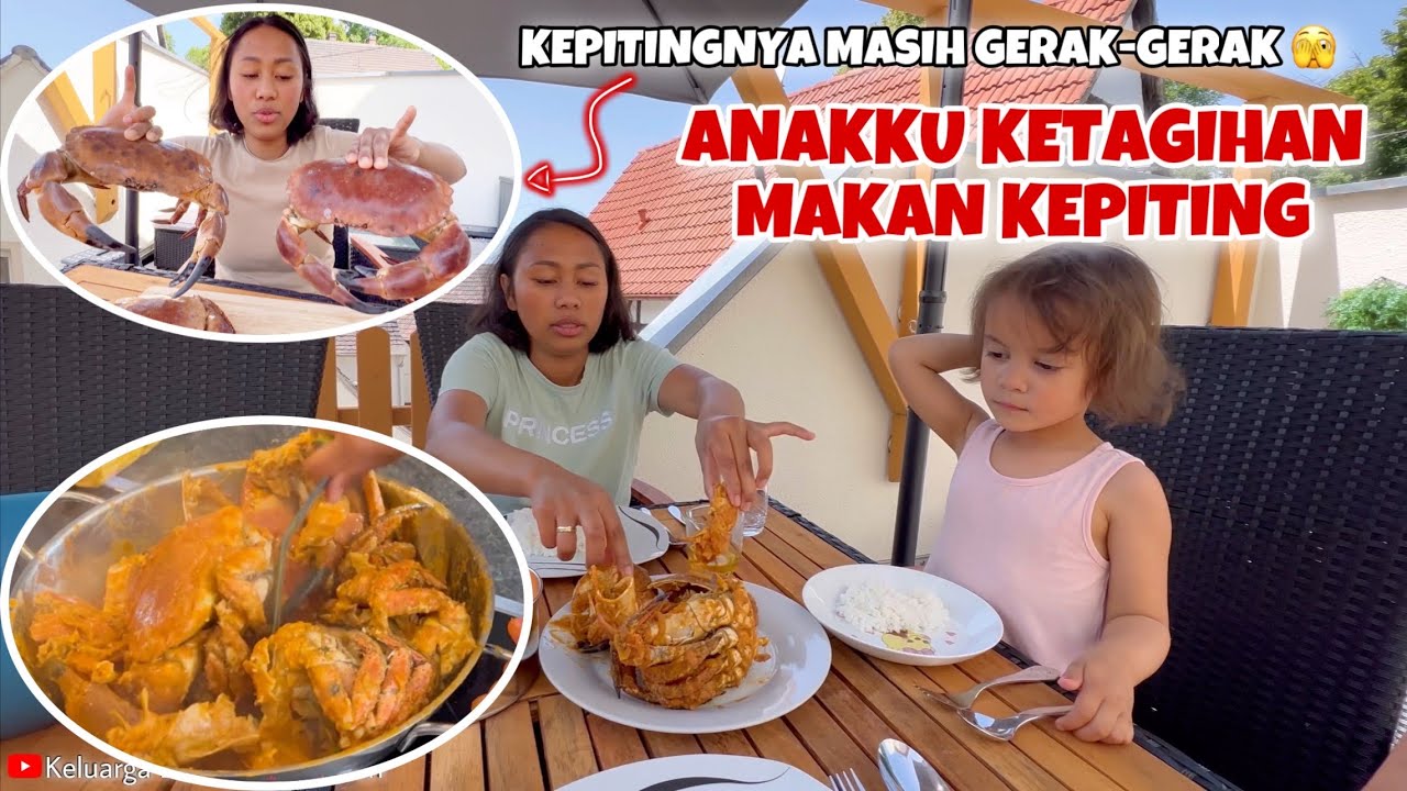 MASAK KEPITING SAOS PADANG UNTUK MAKAN SIANG