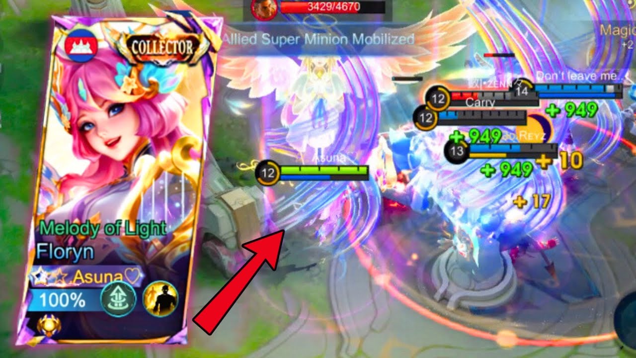 I TRIED FLORYN COLLECTOR SKIN NO DEATH IN RANK | FLORYN MLBB