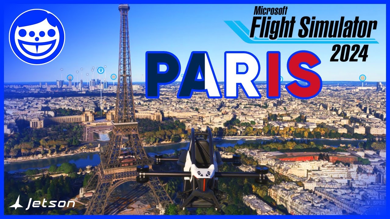 MSFS 2024 - PARIS - FRANCE - Jetson One - DRONE - Free Flight - Logitech - SIMplayLIFE - 15