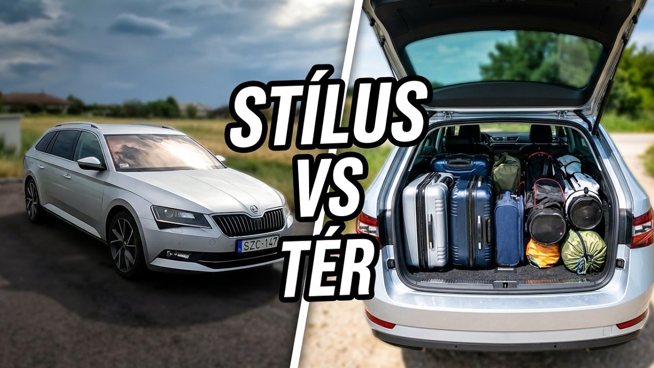 A külső és belső bemutató - Felszereltség - Skoda Superb Combi 2.0 TDI - Használtteszt /Bemutató