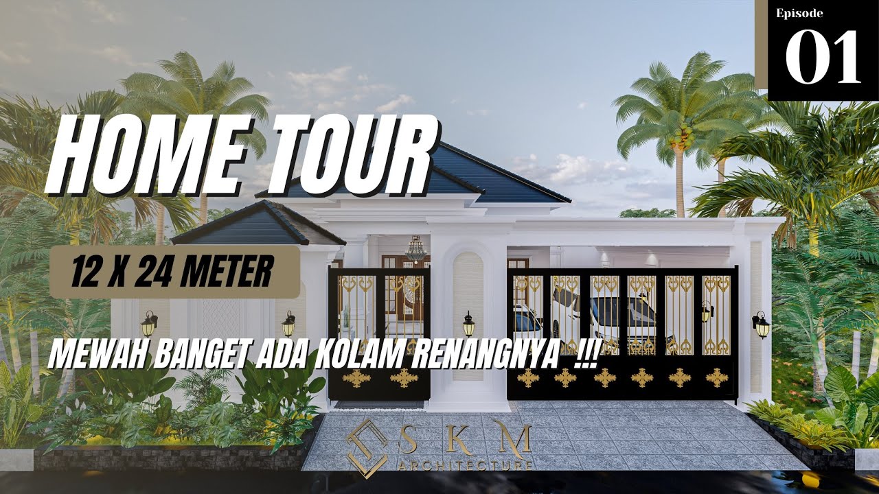 RUMAH MEWAH CLASSIC 1 LANTAI | 12 x 24 METER | ADA KOLAM RENANGNYA ‼️‼️‼️