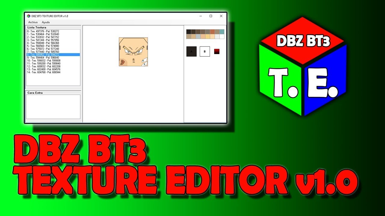 DBZ BT3 Texture Editor v1 0