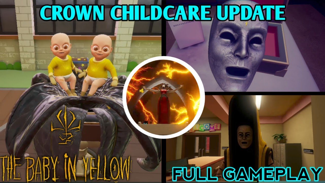 The Baby in Yellow: Crown Childcare - Full GAME Walkthrough & Ending (Showcase) || Shizuka gaming 