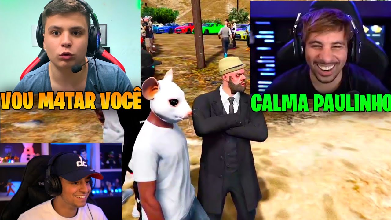 PIUZINHO IRRITOU O PAULINHO! TENTE NÃO RIR !!!