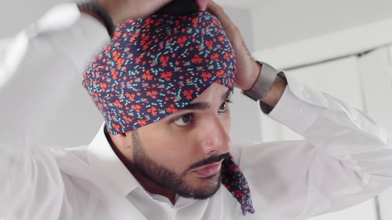 East African Sikh Turban tutorial from Gurdit TrendySingh