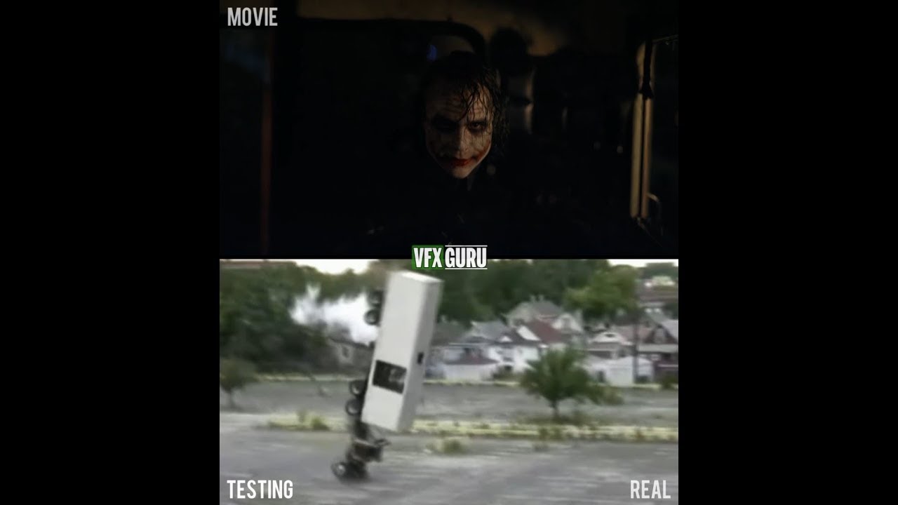 The Dark Knight (2008) - Truck Flip Behind The Scene