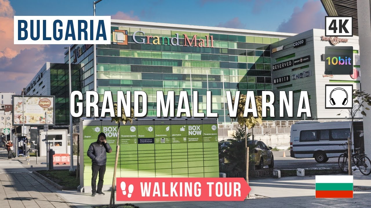 Тур по Grand Mall Варна: Исследуйте все этажи крупнейшего торгового центра Болгарии | 4K прогулка