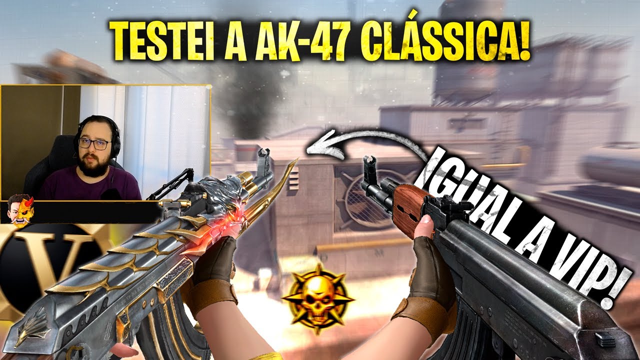 TESTEI A AK-47 CLÁSSICA — ELA É INSANA IGUAL A VIP! 🤯 | CrossFire