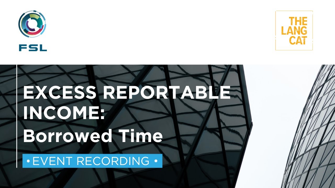 Excess Reportable Income Live Event