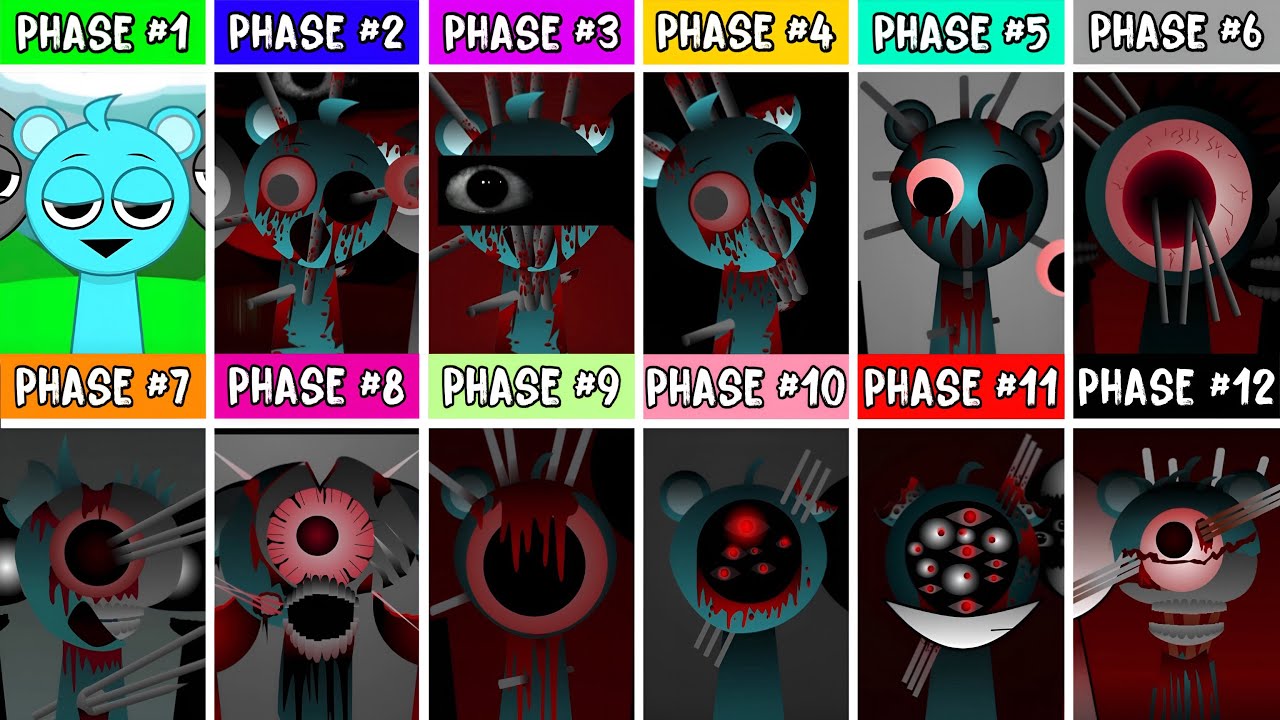 Incredibox Sprunki: From Phase 1 To Phase 12 But Remake Edition!