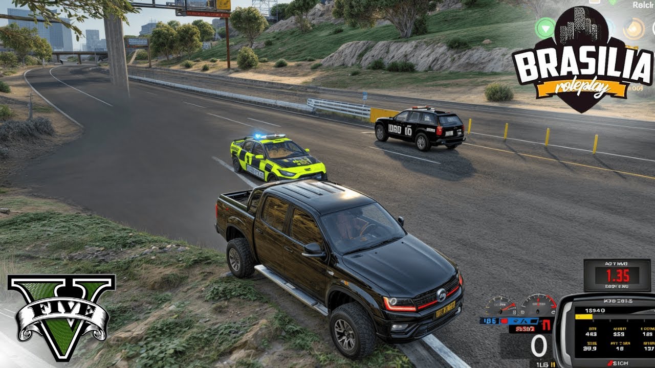 POLICIA da CIDADE TODA ATRÁS da AMAROK! BRASILIA RP