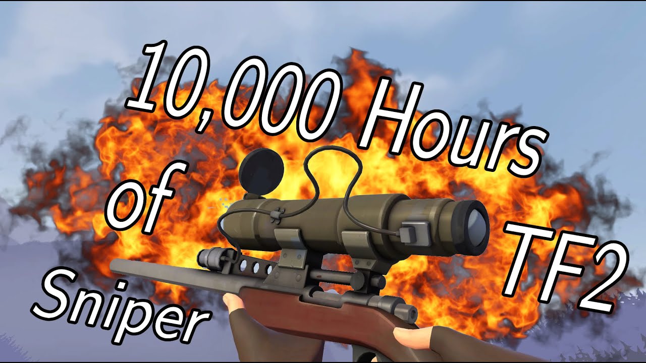 what 10000 hours of tf2 sniper looks like