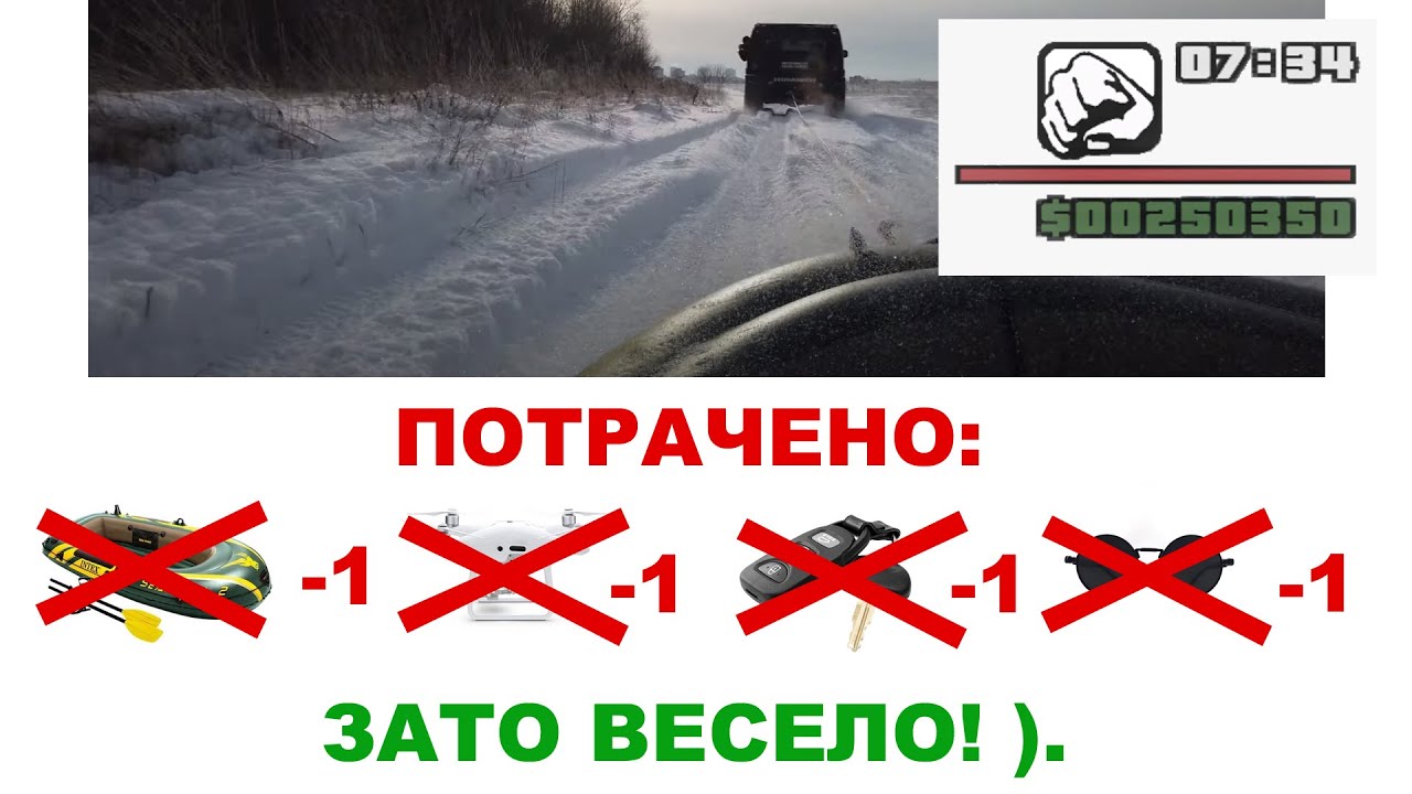 Порвали лодку. Потеряли: дрон, ключи от машины, очки. Как мы весело провели выходные).