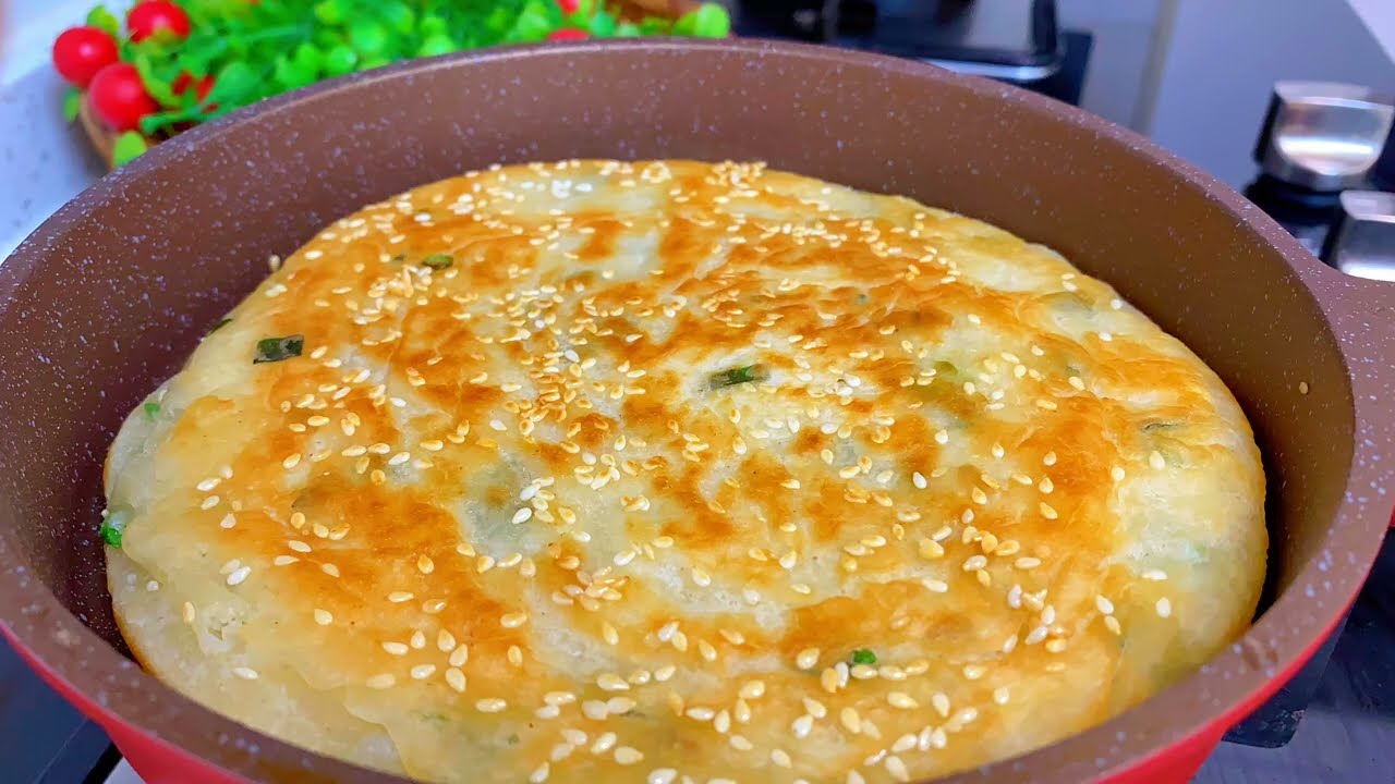 麵粉最神奇的做法，我家每天都要吃！外脆里軟，比麵包還要好吃 #like #food #foodie #美食教程 #蔥花餅 #面食做法