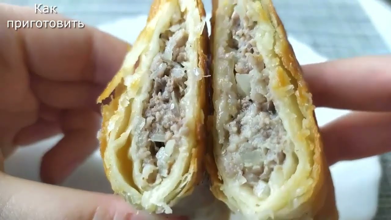 Сочные чебуреки из лаваша на сковороде