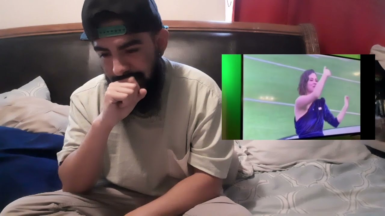 Sandra Mae Frank National Anthem Super Bowl LVI Reaction -Deaf